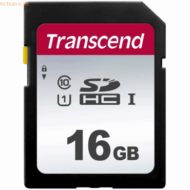 Transcend Transcend SDHC 16GB Transcend Premium 300S Class 10, UHS-I von Transcend