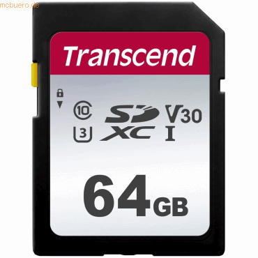 Transcend Transcend SDXC 64GB Transcend Premium 300S Class 10,UHS-I,3 von Transcend