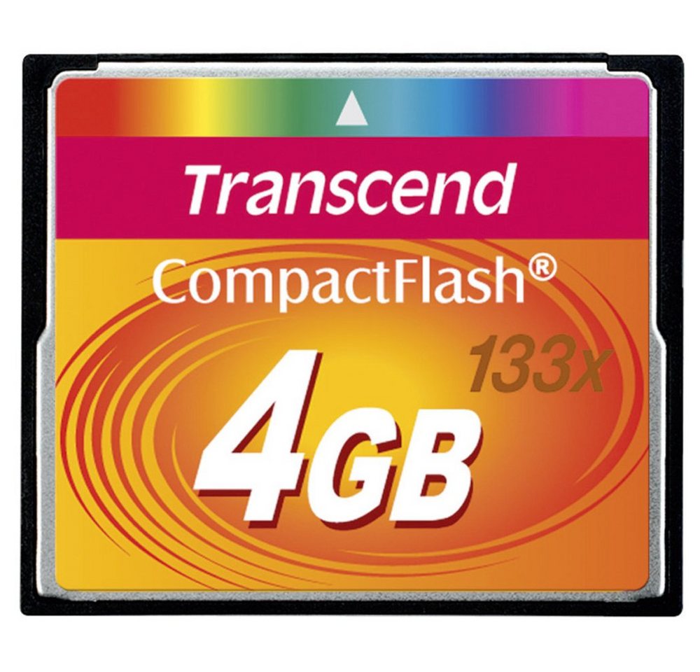 Transcend Transcend Standard 133x CF-Karte 4 GB Speicherkarte Transcend Transcend Standard 133x CF-Karte 4 GB Speicherkarte von Transcend