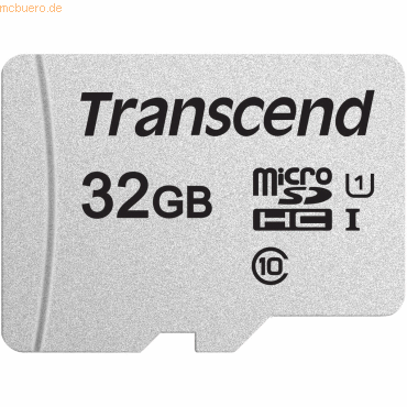 Transcend Transcend microSDHC 32GB Premium 300S Class 10,UHS1 Transcend Transcend microSDHC 32GB Premium 300S Class 10,UHS1 von Transcend