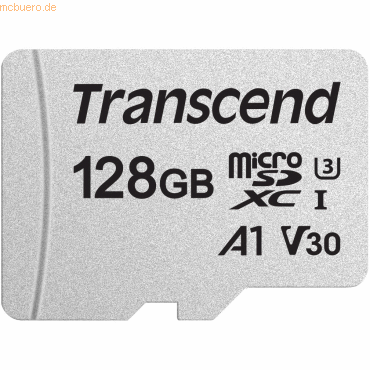 Transcend Transcend microSDXC 128GB Premium 300S Class 10, A1 von Transcend