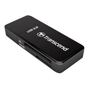 Transcend USB 3.0 Multi-microSD, SD-Kartenleser schwarz Transcend USB 3.0 Multi-microSD, SD-Kartenleser schwarz von Transcend