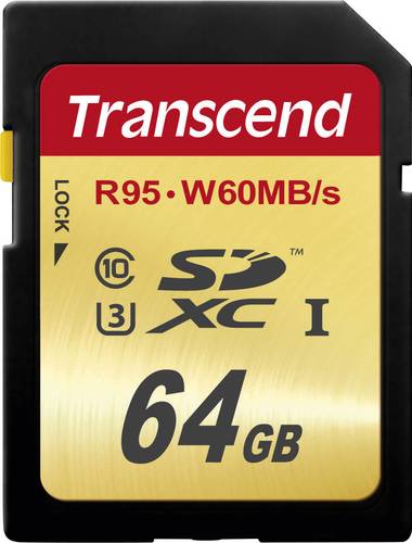 Transcend Ultimate SDXC-Karte Industrial 64GB Class 10, UHS-I, UHS-Class 3 von Transcend