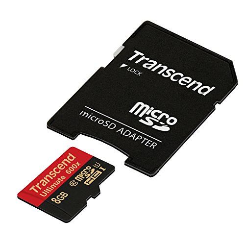 Transcend Ultimate microSDHC 8GB Class 10 UHS-I (Lesen: 90MB/s, Schreiben: 25MB/s) von Transcend