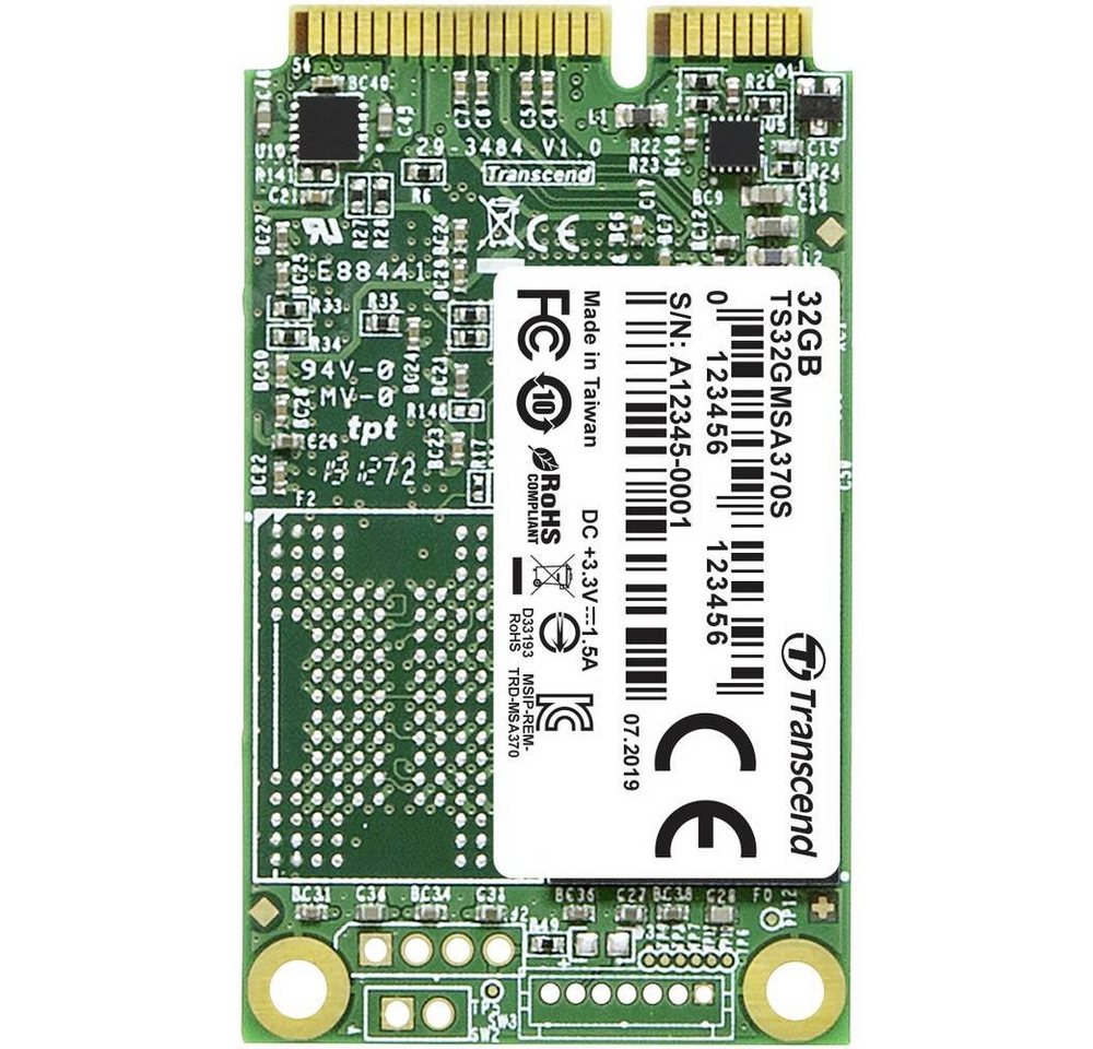 Transcend mSATA SSD 370S SSHD-Hybrid-Festplatte von Transcend