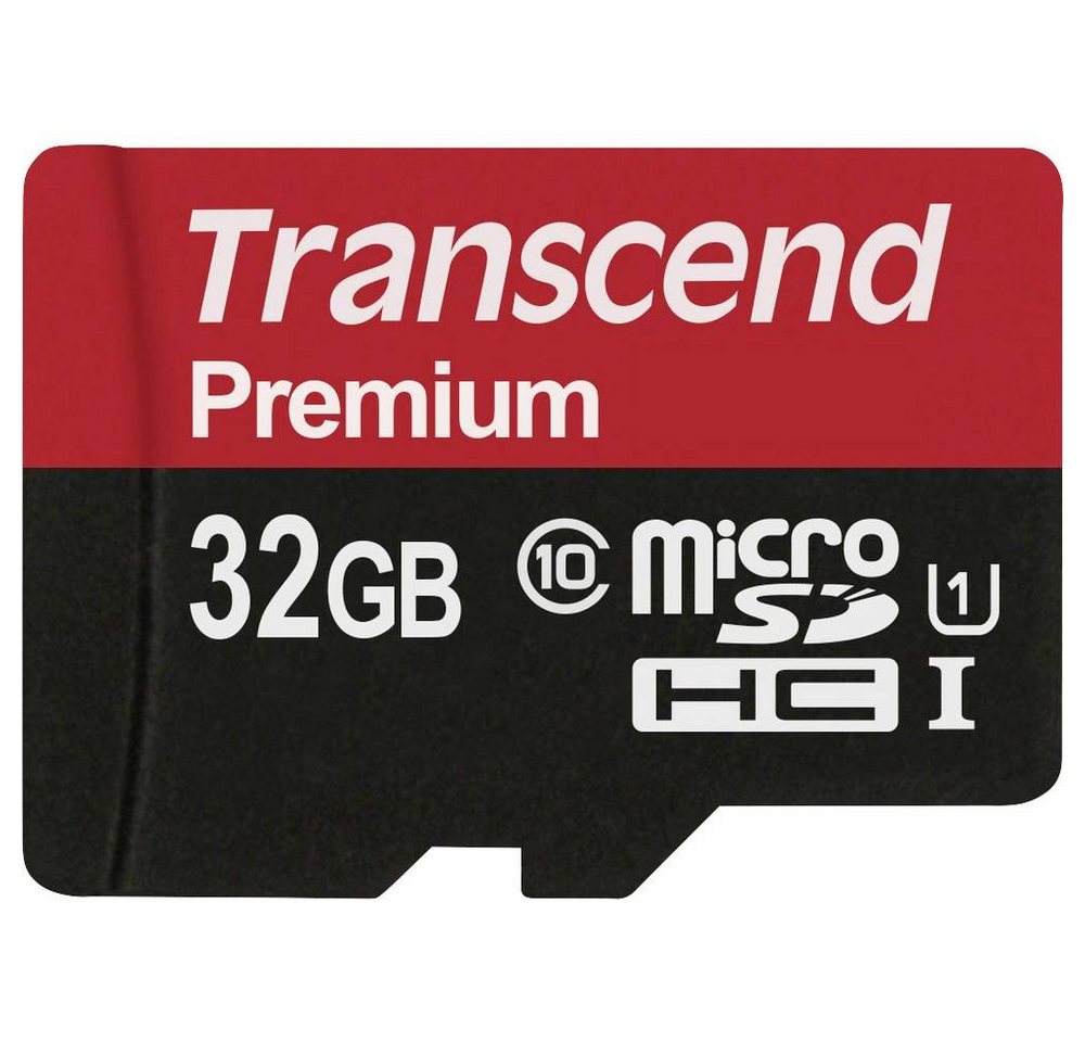 Transcend microSDHC-Karte 32GB Class 10 UHS-1 Speicherkarte von Transcend