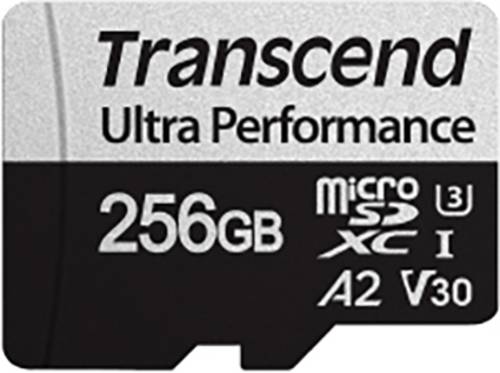 Transcend microSDXC 340S microSDHC-Karte 256GB Class 10, Class 3 UHS-I von Transcend