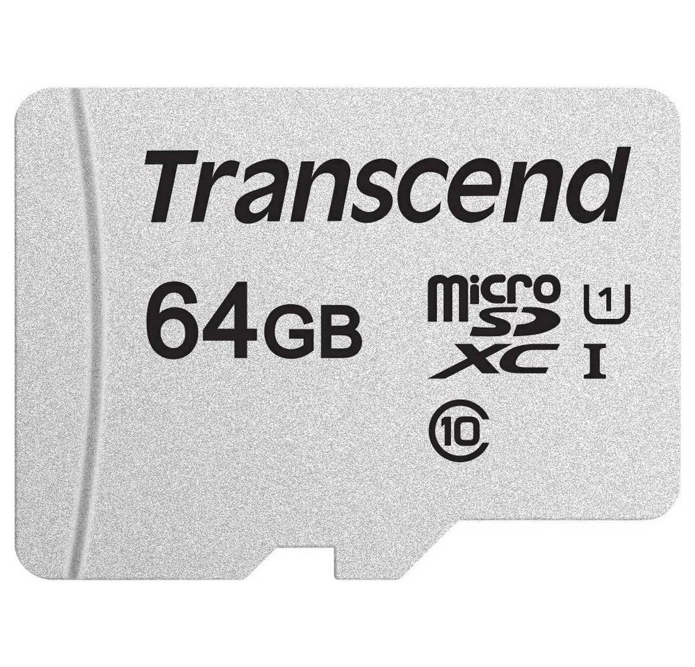 Transcend microSDXC-Karte 64GB Speicherkarte (inkl. SD-Adapter) von Transcend