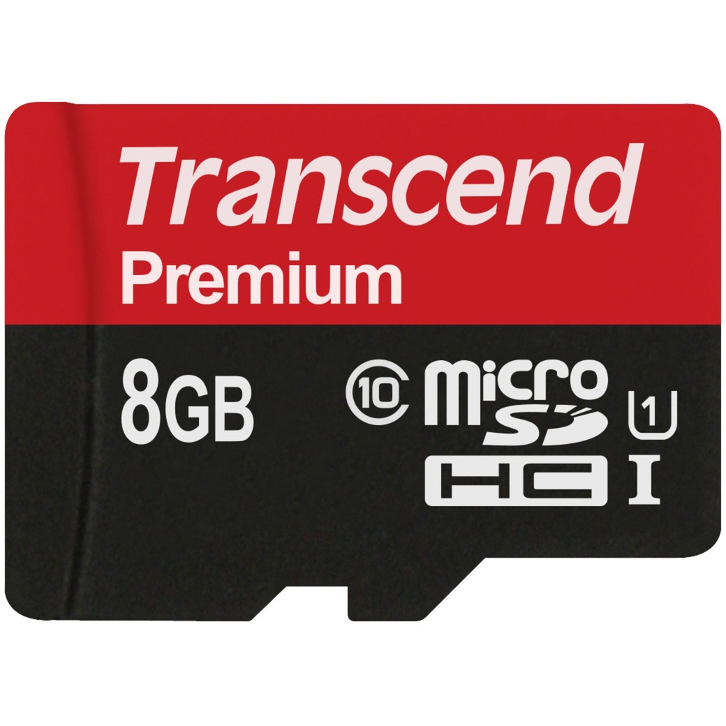 microSD 8GB, Speicherkarte von Transcend