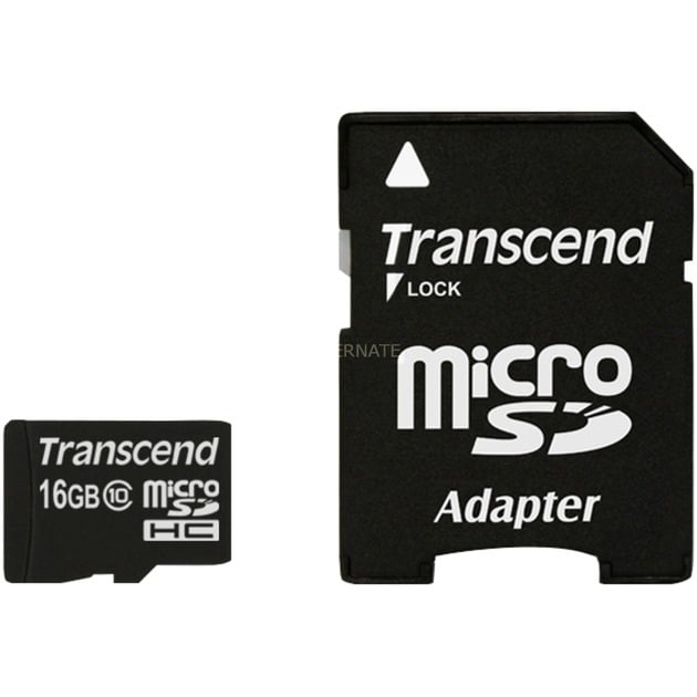 microSDHC Card 16 GB, Speicherkarte von Transcend