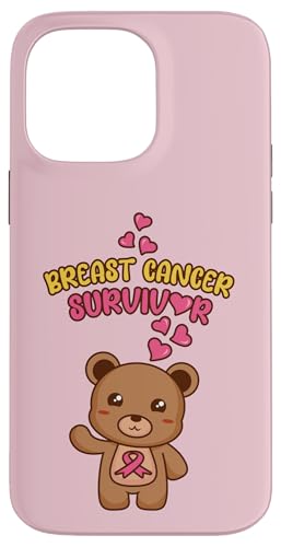 Brustkrebsüberlebender – niedlicher Teddybär mit rosa Schleife Hülle für iPhone 14 Pro Max Brustkrebsüberlebender – niedlicher Teddybär mit rosa Schleife Hülle für iPhone 14 Pro Max von Transformed Design