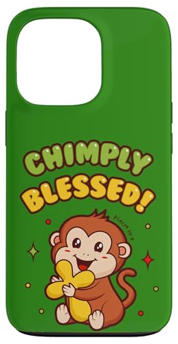 Chimly Blessed – PSALM 34:8 – christliches Geschenk – niedlicher Affe Hülle für iPhone 13 Pro Chimly Blessed – PSALM 34:8 – christliches Geschenk – niedlicher Affe Hülle für iPhone 13 Pro von Transformed Design
