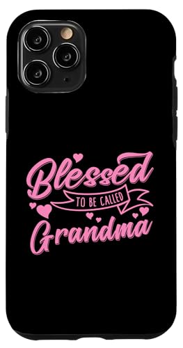 Geschenkband mit Aufschrift "BLESSED TO BE CALLED Grandma", Rosa Hülle für iPhone 11 Pro Geschenkband mit Aufschrift "BLESSED TO BE CALLED Grandma", Rosa Hülle für iPhone 11 Pro von Transformed Design