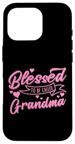Geschenkband mit Aufschrift "BLESSED TO BE CALLED Grandma", Rosa Hülle für iPhone 16 Pro Geschenkband mit Aufschrift "BLESSED TO BE CALLED Grandma", Rosa Hülle für iPhone 16 Pro von Transformed Design