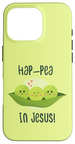 Glückspea in Jesus – niedliches christliches Geschenk – Wortspiel – Glaube – Erbsen Hülle für iPhone 16 Pro Glückspea in Jesus – niedliches christliches Geschenk – Wortspiel – Glaube – Erbsen Hülle für iPhone 16 Pro von Transformed Design