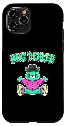 HUG DEALER - Lustige kantige urbane Katze mit Graffiti-Buchstaben Hülle für iPhone 11 Pro HUG DEALER - Lustige kantige urbane Katze mit Graffiti-Buchstaben Hülle für iPhone 11 Pro von Transformed Design