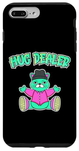 HUG DEALER - Lustige kantige urbane Katze mit Graffiti-Buchstaben Hülle für iPhone 7 Plus/8 Plus HUG DEALER - Lustige kantige urbane Katze mit Graffiti-Buchstaben Hülle für iPhone 7 Plus/8 Plus von Transformed Design