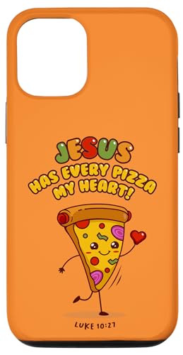 Jesus hat jedes Pizza-Herz! Luke 10:27 – christliches Geschenk Hülle für iPhone 12/12 Pro Jesus hat jedes Pizza-Herz! Luke 10:27 – christliches Geschenk Hülle für iPhone 12/12 Pro von Transformed Design