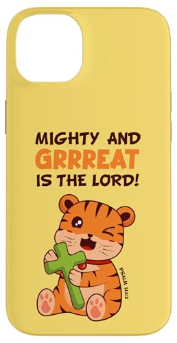 Mächtig und Grrreat ist der Herr! - PSALM 145:3 - Christian Hülle für iPhone 14 Plus Mächtig und Grrreat ist der Herr! - PSALM 145:3 - Christian Hülle für iPhone 14 Plus von Transformed Design