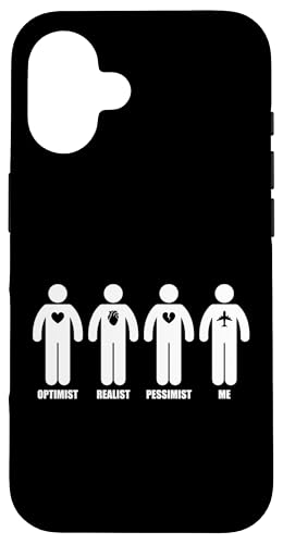 OPTIMIST REALIST PESSIMIST ME - Pilot Dreams Goals Karriere Hülle für iPhone 16 OPTIMIST REALIST PESSIMIST ME - Pilot Dreams Goals Karriere Hülle für iPhone 16 von Transformed Design