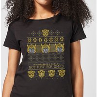 Bumblebee Classic Ugly Knit Women's Christmas T-Shirt - Black - M von Transformers