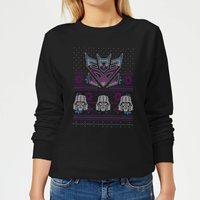 Decepticons Classic Ugly Knit Damen Weihnachtspullover – Schwarz - 4XL von Transformers