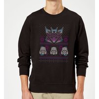 Decepticons Classic Ugly Knit Weihnachtspullover – Schwarz - L von Transformers