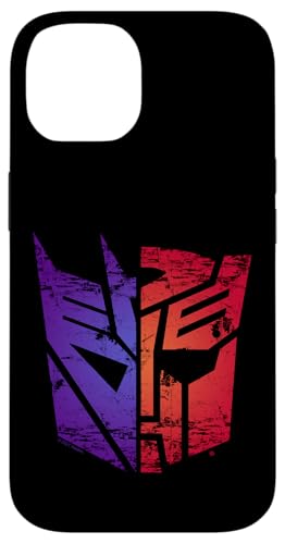 Hülle für iPhone 14 Transformers Decepticon Autobot Distressed Split Retro Logo Hülle für iPhone 14 Transformers Decepticon Autobot Distressed Split Retro Logo von Transformers
