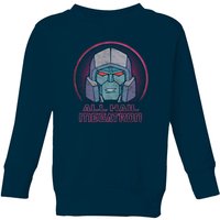 Transformers All Hail Megatron Kids' Sweatshirt - Navy - 5-6 Jahre von Transformers