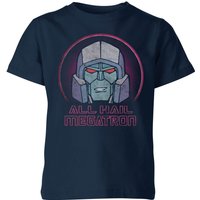 Transformers All Hail Megatron Kids' T-Shirt - Navy - 9-10 Jahre von Transformers