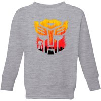 Transformers Autobot Symbol Kids' Sweatshirt - Grey - 11-12 Jahre von Transformers