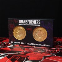 Transformers Autobot and Decepticon 24k Gold Plated Set of Medallions - Zavvi Exclusive von Transformers