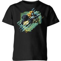 Transformers Bumble Bee Glitch Kinder T-Shirt - Schwarz - 3-4 Jahre von Transformers