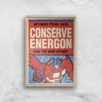 Transformers Conserve Energon Poster Art Print - A2 - Wooden Frame von Transformers