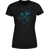 Transformers Decepticon Glitch Damen T-Shirt - Schwarz - XL von Original Hero