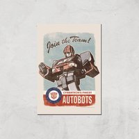 Transformers Join The Team Art Print - A4 - Print Only von Transformers