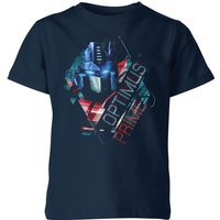 Transformers Optimus Prime Glitch Kinder T-Shirt - Navy - 11-12 Jahre von Transformers