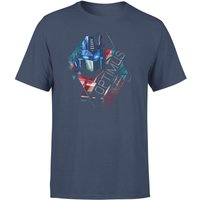 Transformers Optimus Prime Glitch Unisex T-Shirt - Navy - L von Transformers