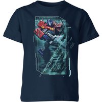 Transformers Optimus Prime Tech Kinder T-Shirt - Navy - 11-12 Jahre von Transformers