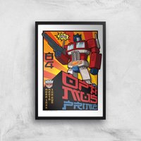 Transformers Roll Out Poster Art Print - A3 - Black Frame von Transformers