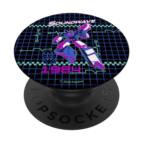 Transformers Soundwave 1984 Grid PopSockets mit austauschbarem PopGrip von Transformers