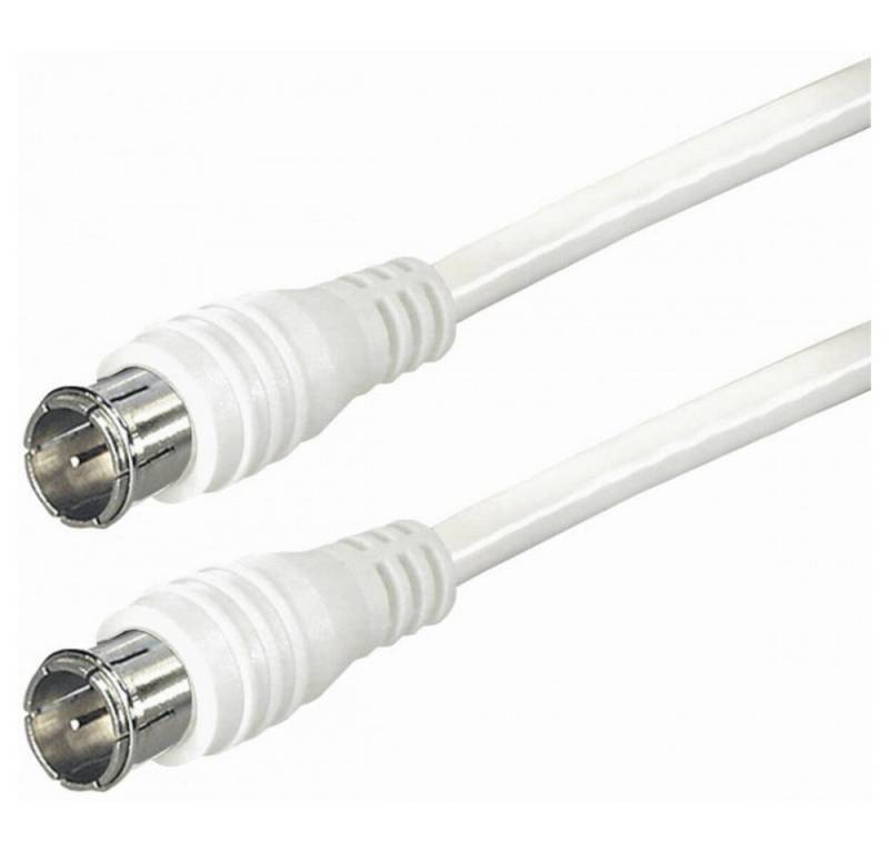 Transmedia Transmedia FH1-1DQL Weiss - SAT Kabel Elektro-Kabel, F-Quick-Stecker, doppelt geschirmt von Transmedia
