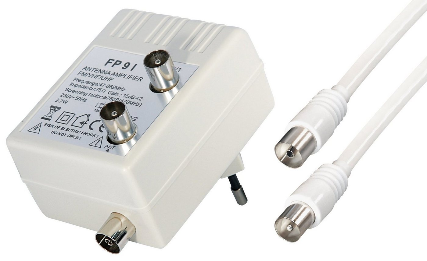 Transmedia Transmedia FP9iL 2 Geräte Antennenverstärker (47-862MHz, Verstärkung SAT-Kabel von Transmedia