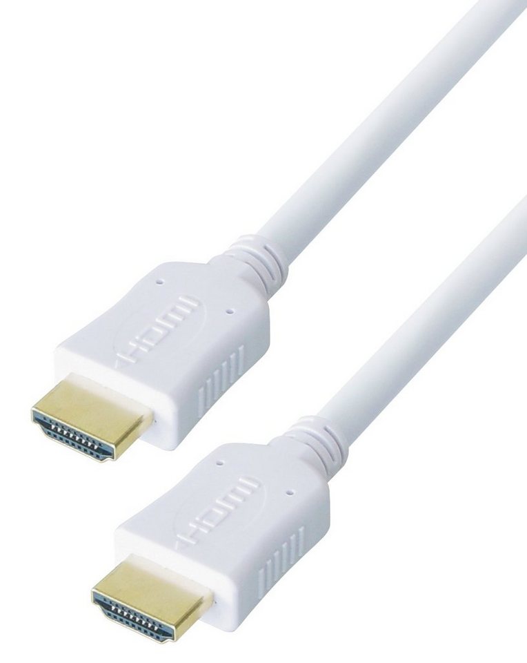 Transmedia Verbindungskabel HDMI-Stecker 19 pol. auf HDMI-Stecker 19 pol. 5,0 m HDMI-Kabel von Transmedia