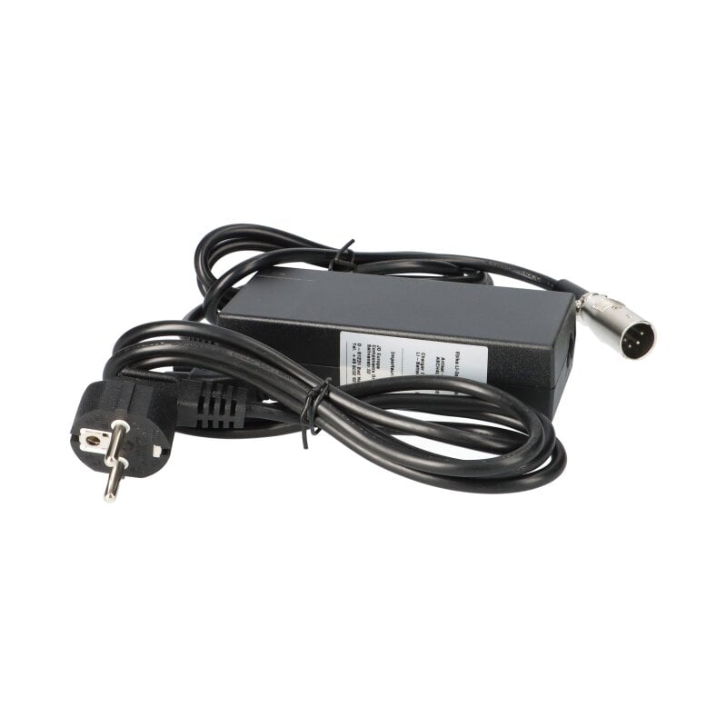 TranzX Ladegerät 24V CH-02" - 29,4V 2,0 A ABCH4LB000010 XLR 4-polig" von TranzX