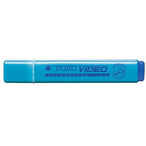 EVIDENZIATORE FLUORESCENTE TRATTO VIDEO AZZURRO von Tratto