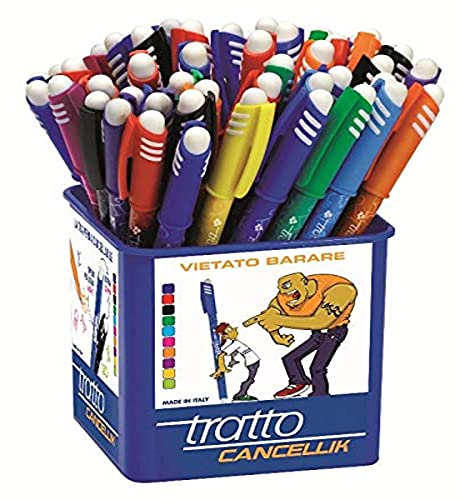 Tratto 826500 Cancellik Tintenroller, radierbar Pen-Assorted (50 Stück) von Tratto