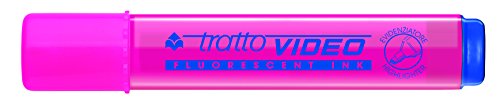 Tratto 830207- Evidenziatore fluorescente,colore rosa von Tratto