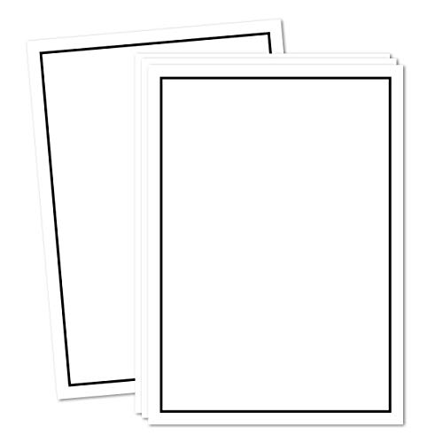 50x Trauerpapier DIN A4 Motiv: Trauerrand schwarz - Briefpapier Trauer 297 x 210 mm - 90 g/m² Kondolenz Papier - Trauer Papiere by GUSTAV NEUSER 50x Trauerpapier DIN A4 Motiv: Trauerrand schwarz - Briefpapier Trauer 297 x 210 mm - 90 g/m² Kondolenz Papier - Trauer Papiere by GUSTAV NEUSER von Trauer Papiere by GUSTAV NEUSER