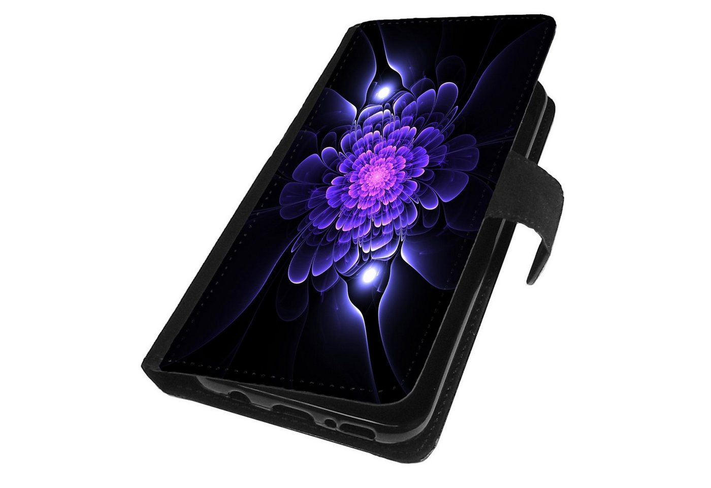 Traumhuelle Handyhülle Für Google Pixel 7, für Google Pixel 7 Pro Hülle Motiv 41, Blumen Violett Klapptasche Schutzhülle Flip Case Etui Cover Silikon von Traumhuelle